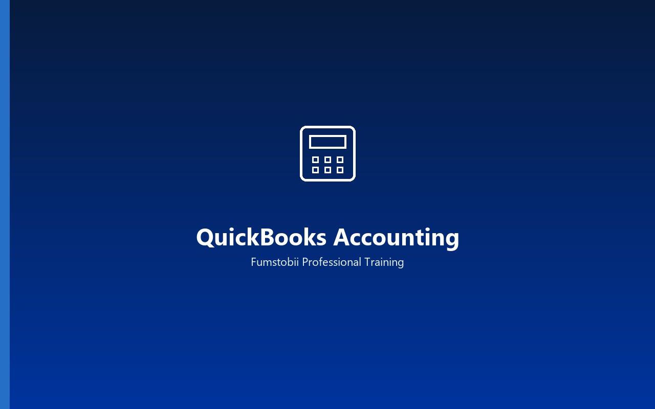 Fumstobii branded graphic for QuickBooks accounting training