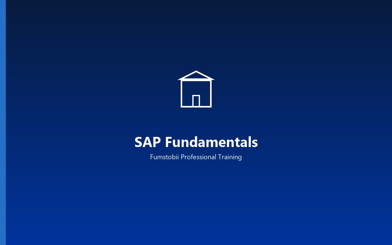 Fumstobii branded graphic for SAP fundamentals training